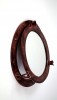 AL48610R - Aluminum 17" Rust Porthole Mirror